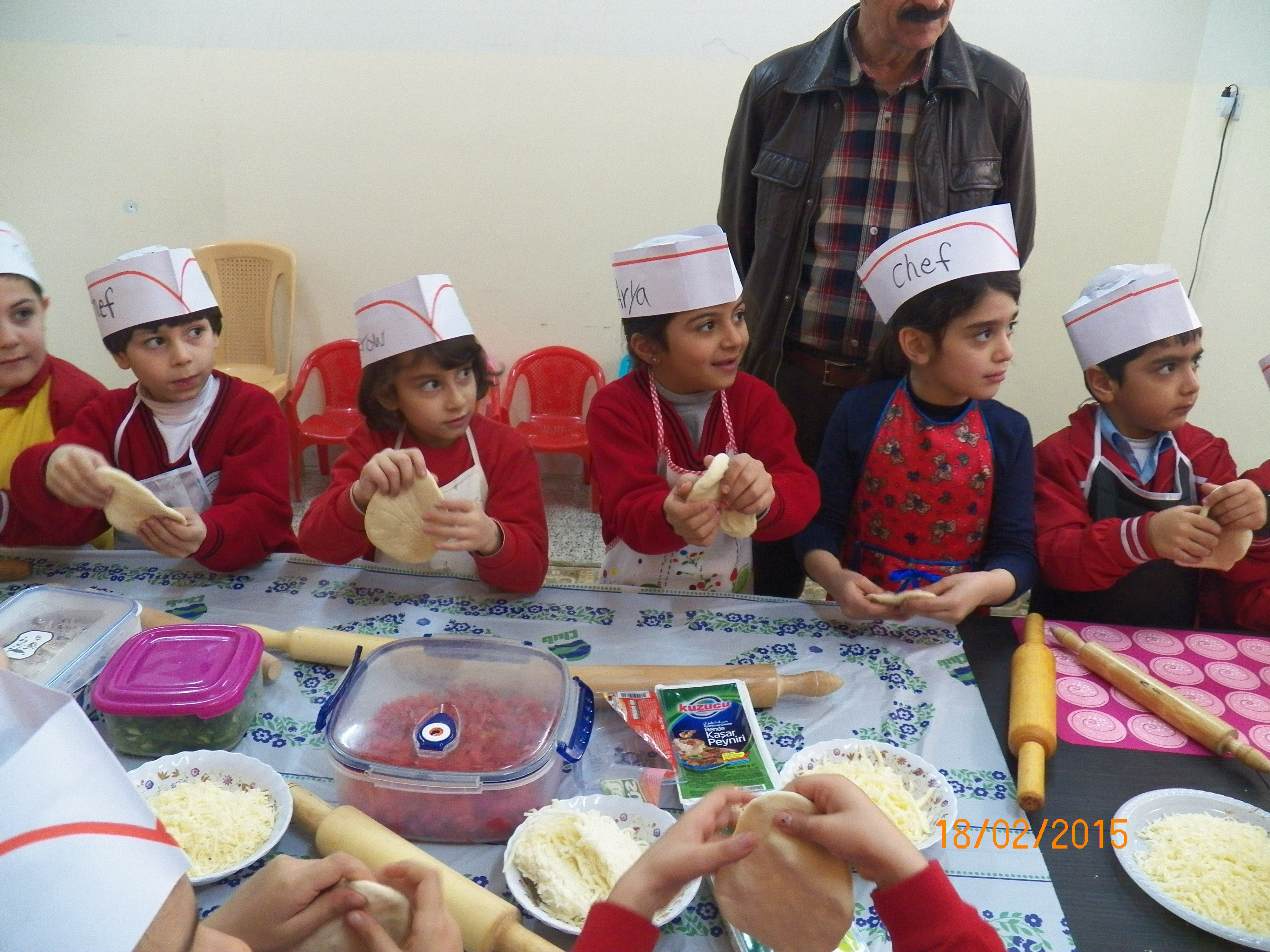 Grade one’s fun activity(Italian Pizza) 1